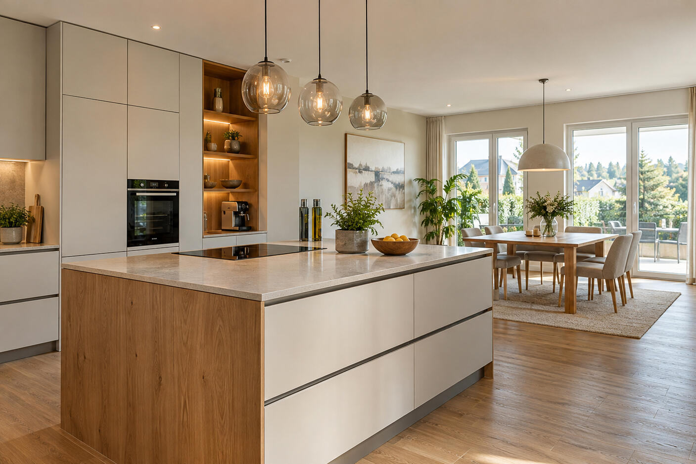 Immobilienfotografie KI-generiertes Beispielbild